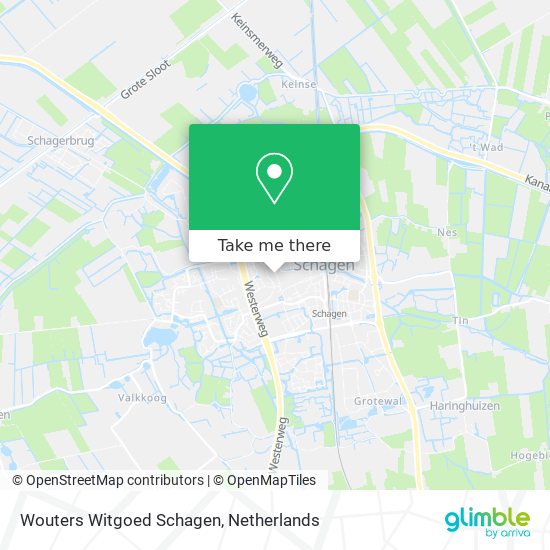 Wouters Witgoed Schagen map