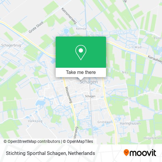 Stichting Sporthal Schagen map