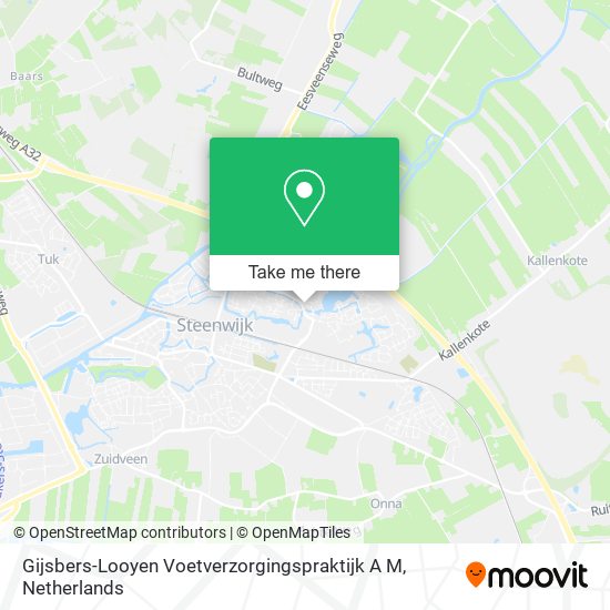 Gijsbers-Looyen Voetverzorgingspraktijk A M map
