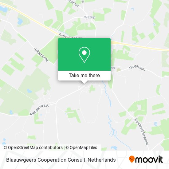 Blaauwgeers Cooperation Consult map