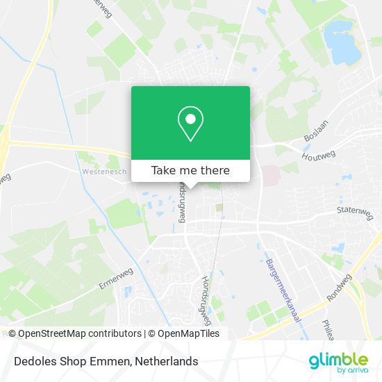 Dedoles Shop Emmen map