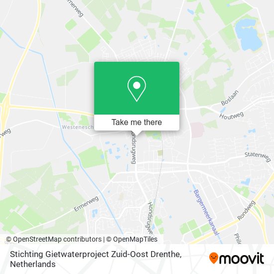 Stichting Gietwaterproject Zuid-Oost Drenthe Karte