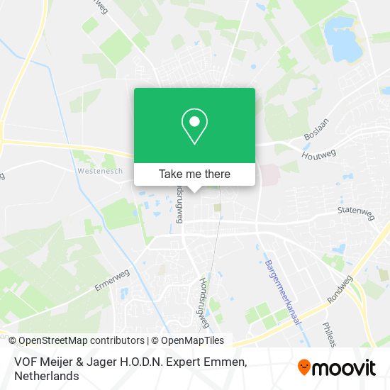 VOF Meijer & Jager H.O.D.N. Expert Emmen map