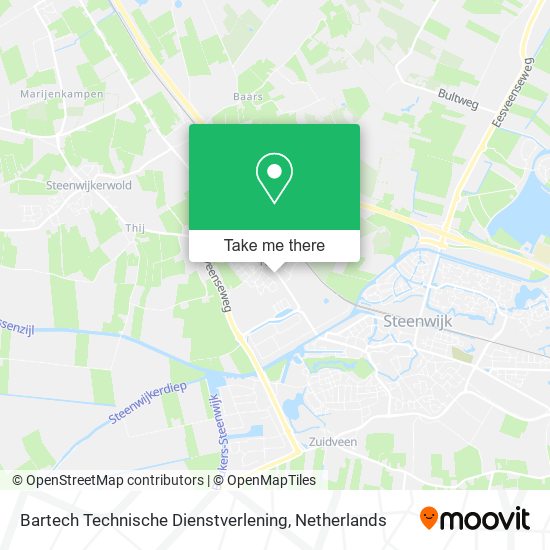 Bartech Technische Dienstverlening map
