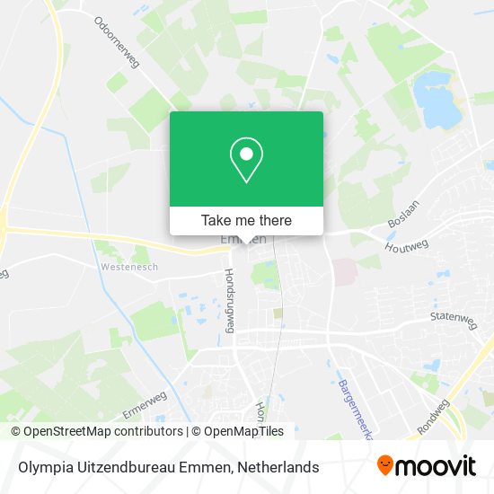 Olympia Uitzendbureau Emmen map