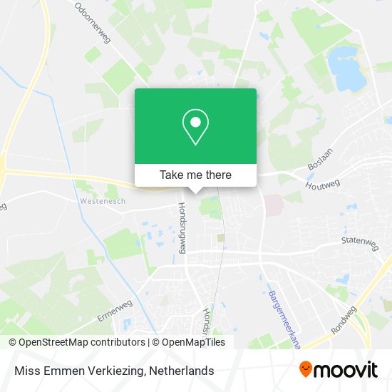 Miss Emmen Verkiezing map