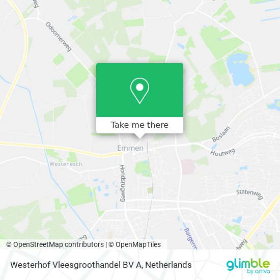 Westerhof Vleesgroothandel BV A Karte