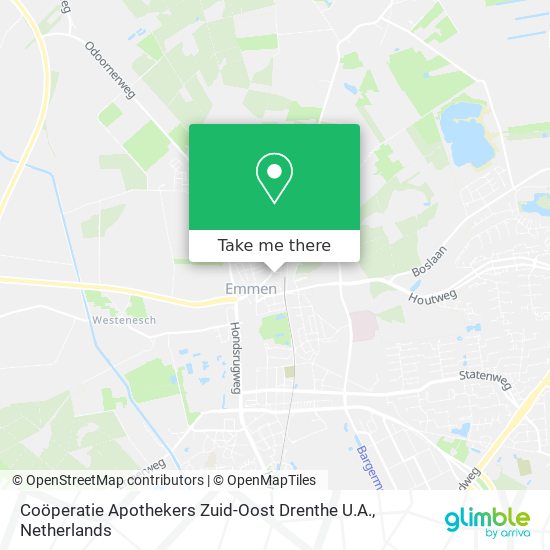 Coöperatie Apothekers Zuid-Oost Drenthe U.A. Karte