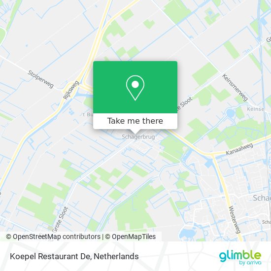 Koepel Restaurant De map