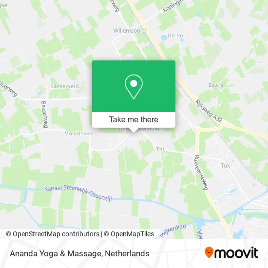 Ananda Yoga & Massage Karte