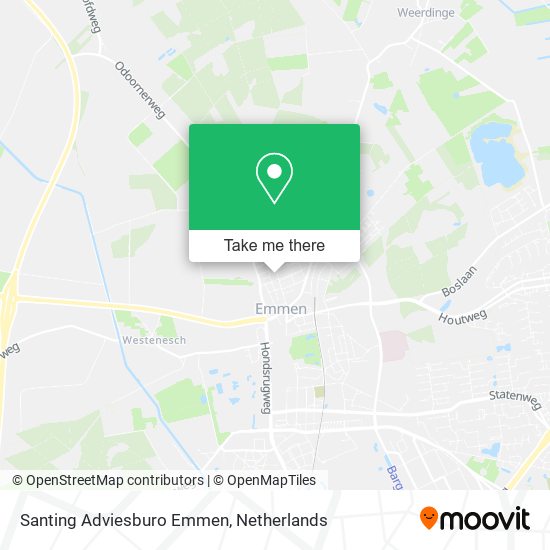 Santing Adviesburo Emmen map