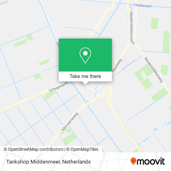 Tankshop Middenmeer Karte