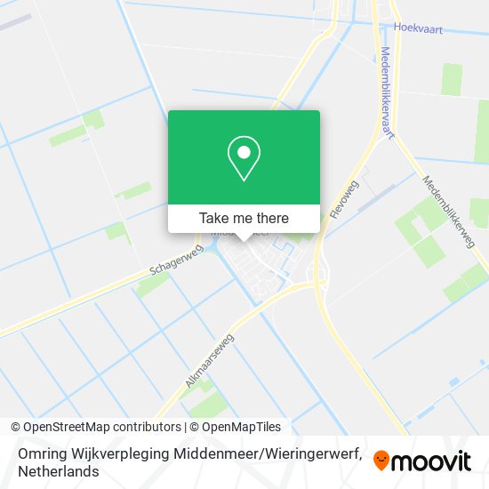 Omring Wijkverpleging Middenmeer / Wieringerwerf Karte