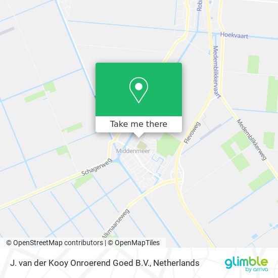 J. van der Kooy Onroerend Goed B.V. Karte