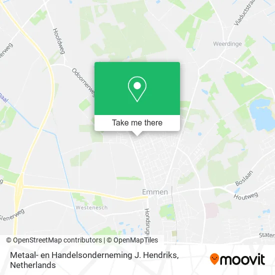 Metaal- en Handelsonderneming J. Hendriks Karte