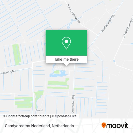 Candydreams Nederland map