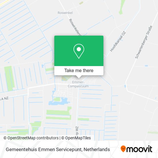 Gemeentehuis Emmen Servicepunt Karte