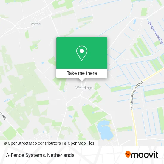 A-Fence Systems map