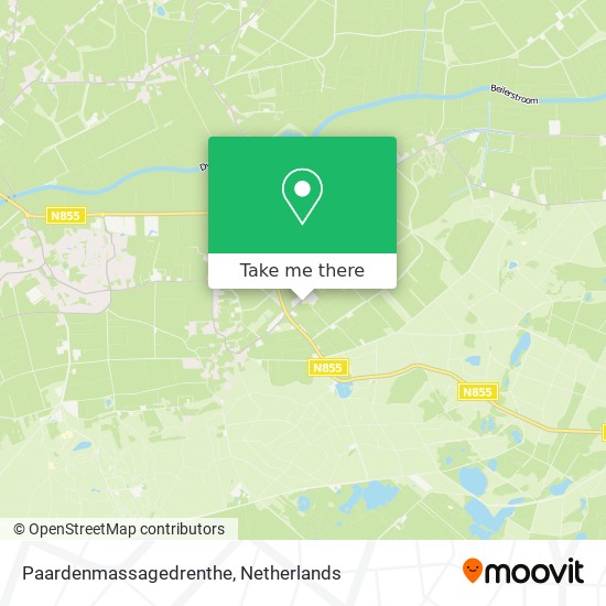 Paardenmassagedrenthe map