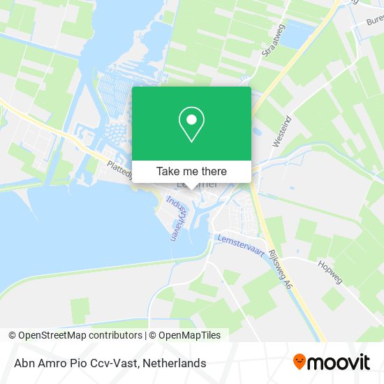 Abn Amro Pio Ccv-Vast map