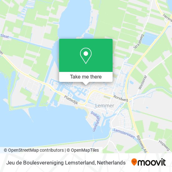 Jeu de Boulesvereniging Lemsterland map