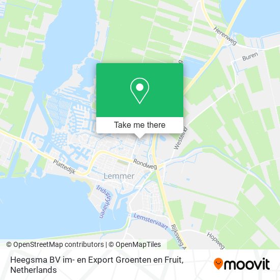 Heegsma BV im- en Export Groenten en Fruit map