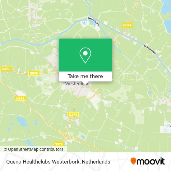 Queno Healthclubs Westerbork map