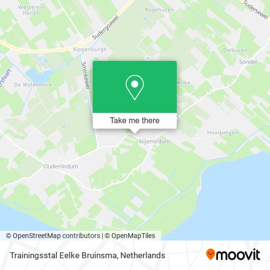 Trainingsstal Eelke Bruinsma map