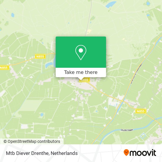 Mtb Diever Drenthe map