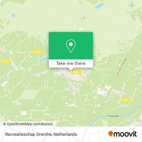 Recreatieschap Drenthe map