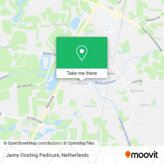 Janny Oosting Pedicure map