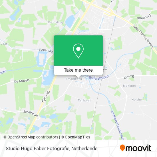 Studio Hugo Faber Fotografie map