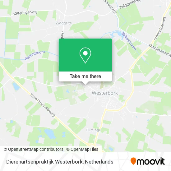 Dierenartsenpraktijk Westerbork Karte