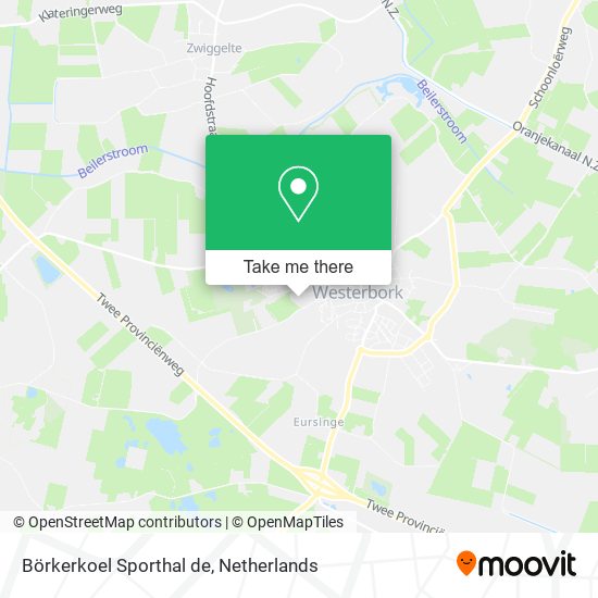 Börkerkoel Sporthal de map