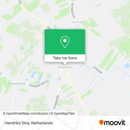 Hendriks Dina map