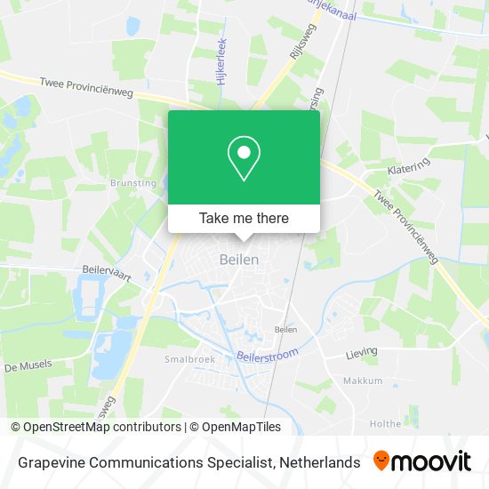 Grapevine Communications Specialist map