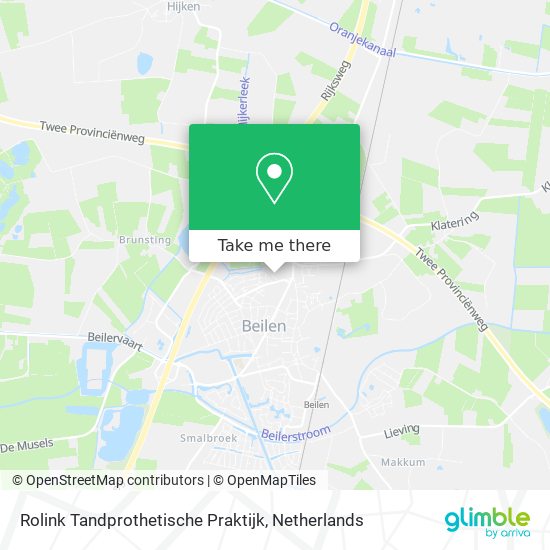 Rolink Tandprothetische Praktijk Karte