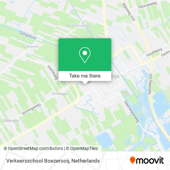 Verkeersschool Boezerooij Karte