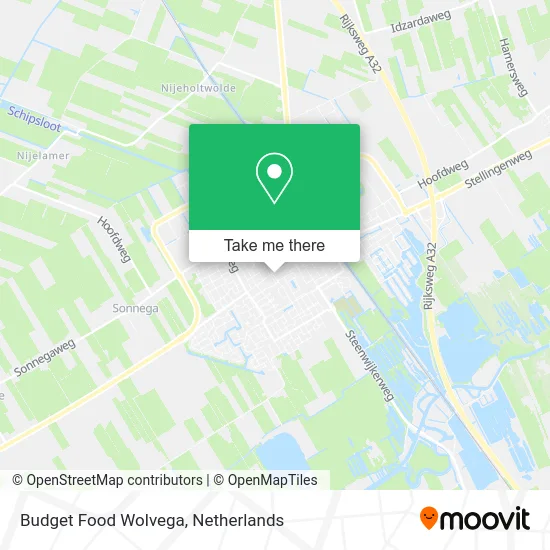 Budget Food Wolvega map