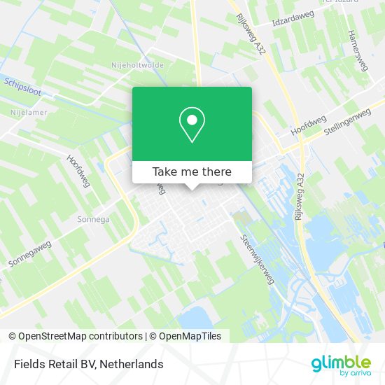 Fields Retail BV map