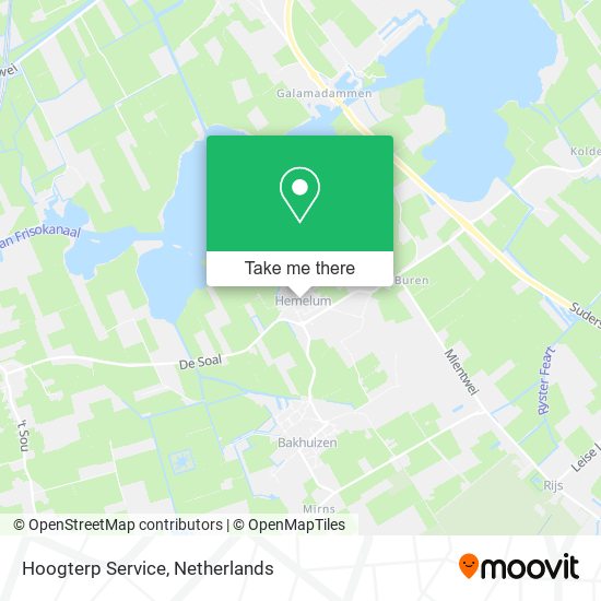 Hoogterp Service map