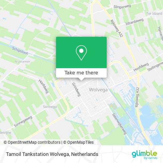 Tamoil Tankstation Wolvega Karte