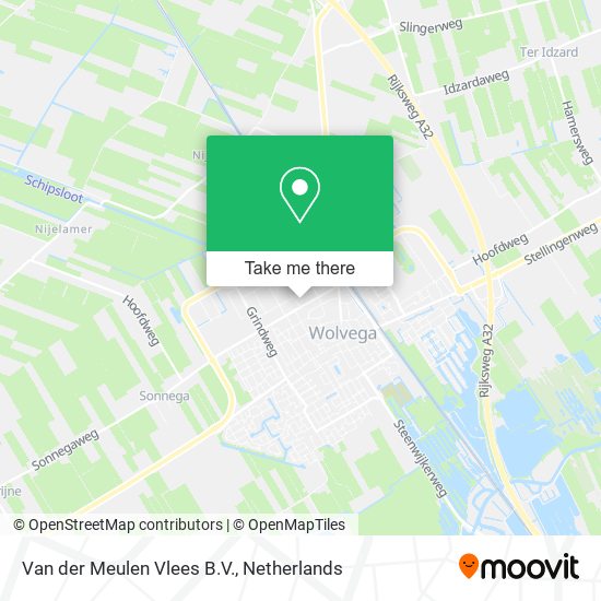 Van der Meulen Vlees B.V. map