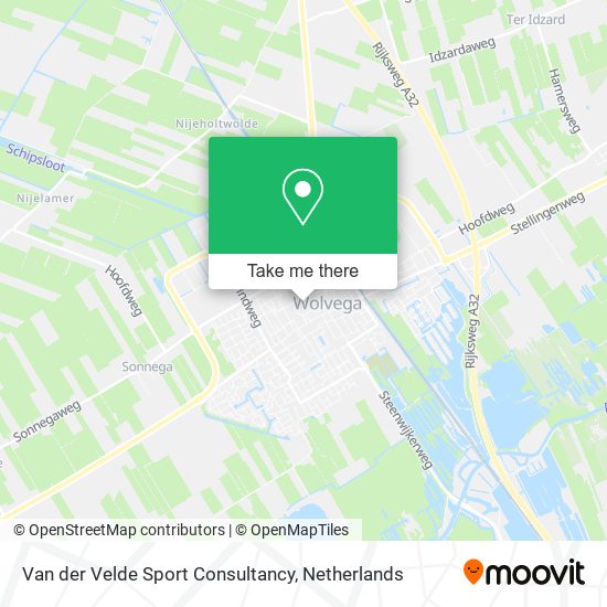 Van der Velde Sport Consultancy map