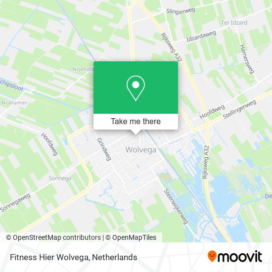 Fitness Hier Wolvega map