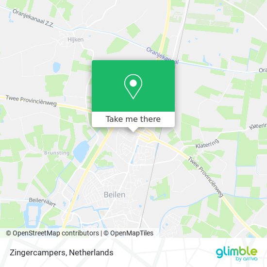 Zingercampers map