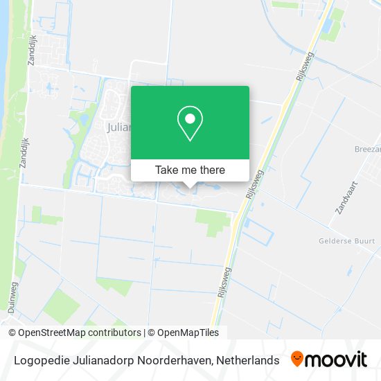 Logopedie Julianadorp Noorderhaven map