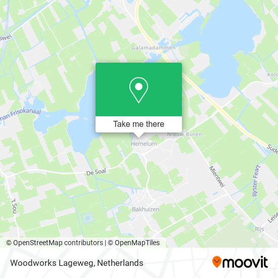 Woodworks Lageweg map