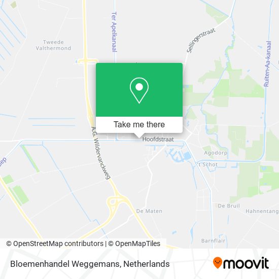 Bloemenhandel Weggemans Karte