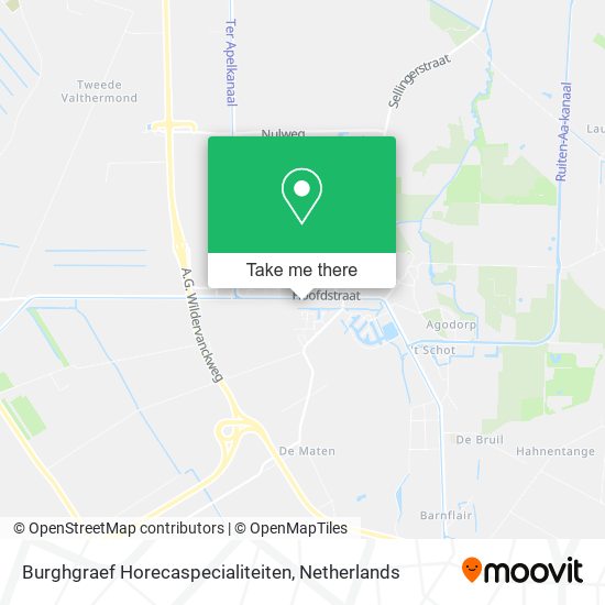 Burghgraef Horecaspecialiteiten map